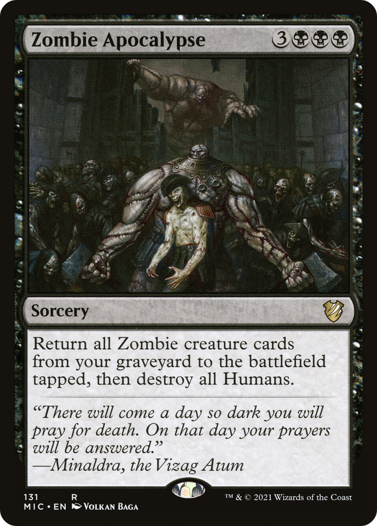 {R} Zombie Apocalypse [Innistrad: Midnight Hunt Commander][MIC 131]