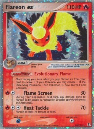 [PKM] Flareon ex (108/113) [EX: Delta Species]