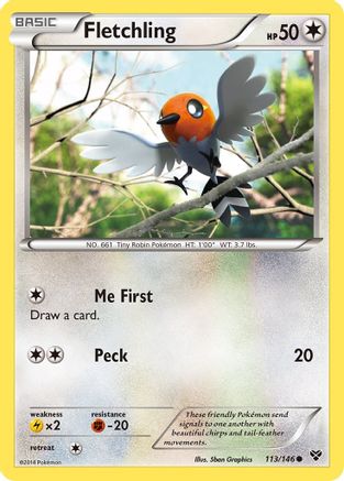 [PKM] Fletchling (113/146) [XY: Base Set]
