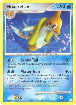 [PKM] Floatzel (26/130) [Diamond & Pearl: Base Set]