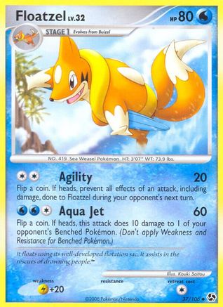 [PKM-C] Floatzel (37/106) [Diamond & Pearl: Great Encounters]