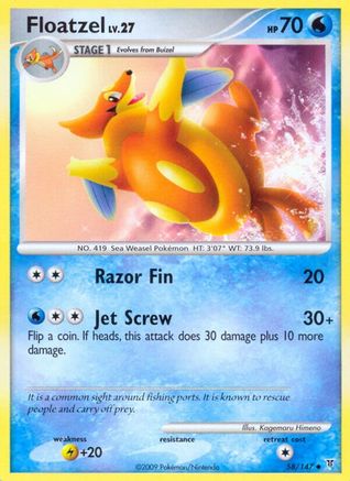 [PKM] Floatzel (58/147) [Platinum: Supreme Victors]