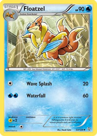 [PKM] Floatzel (33/124) [Black & White: Dragons Exalted]