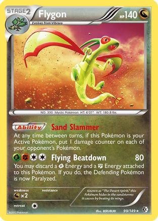[PKM-R] Flygon (99/149) [Black & White: Boundaries Crossed]