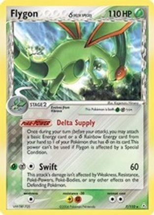 [PKM-R] Flygon (7/110) (Delta Species) (Stamped) [EX: Holon Phantoms]