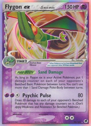 [PKM] Flygon ex (92/101) (Delta Species) [EX: Dragon Frontiers]