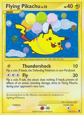 [PKM] Flying Pikachu (113/111) [Platinum: Rising Rivals]