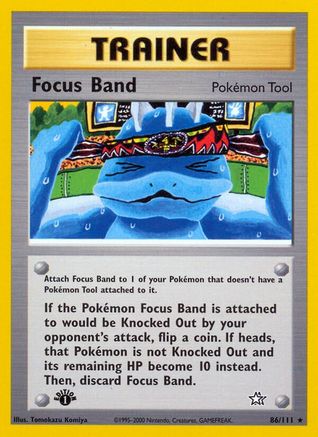 [PKM] Focus Band (86/111) [Neo Genesis 1st Edition]