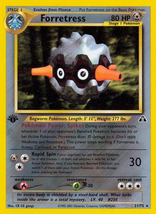 [PKM] Forretress (21/75) [Neo Discovery 1st Edition]