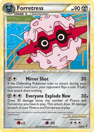 [PKM] Forretress (3/90) [HeartGold & SoulSilver: Undaunted]