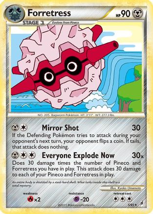 [PKM-R] Forretress (5/95) [HeartGold & SoulSilver: Call of Legends]