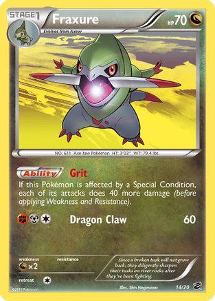 [PKM] Fraxure (14/20) [Black & White: Dragon Vault]