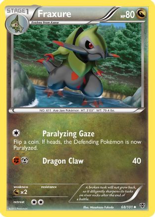 [PKM] Fraxure (68/101) [Black & White: Plasma Blast]