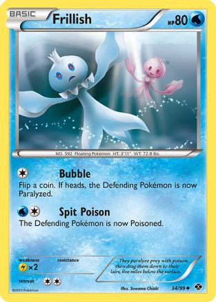 [PKM] Frillish (34/99) [Black & White: Next Destinies]