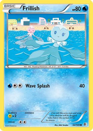 [PKM] Frillish (44/149) [Black & White: Boundaries Crossed]