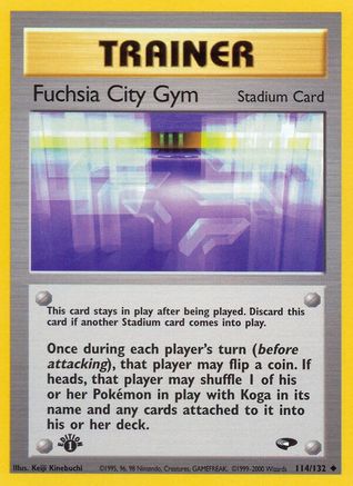 [PKM] Fuchsia City Gym (114/132) [Gym Challenge 1st Edition]