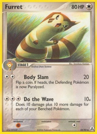 [PKM] Furret (33/92) (Stamped) [EX: Legend Maker]