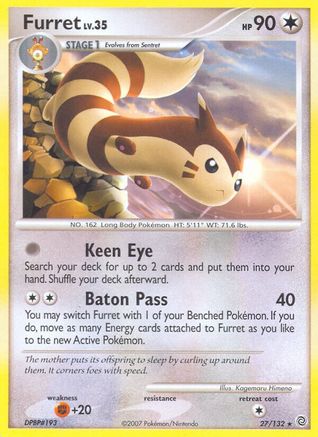 [PKM] Furret (27/132) [Diamond & Pearl: Secret Wonders]