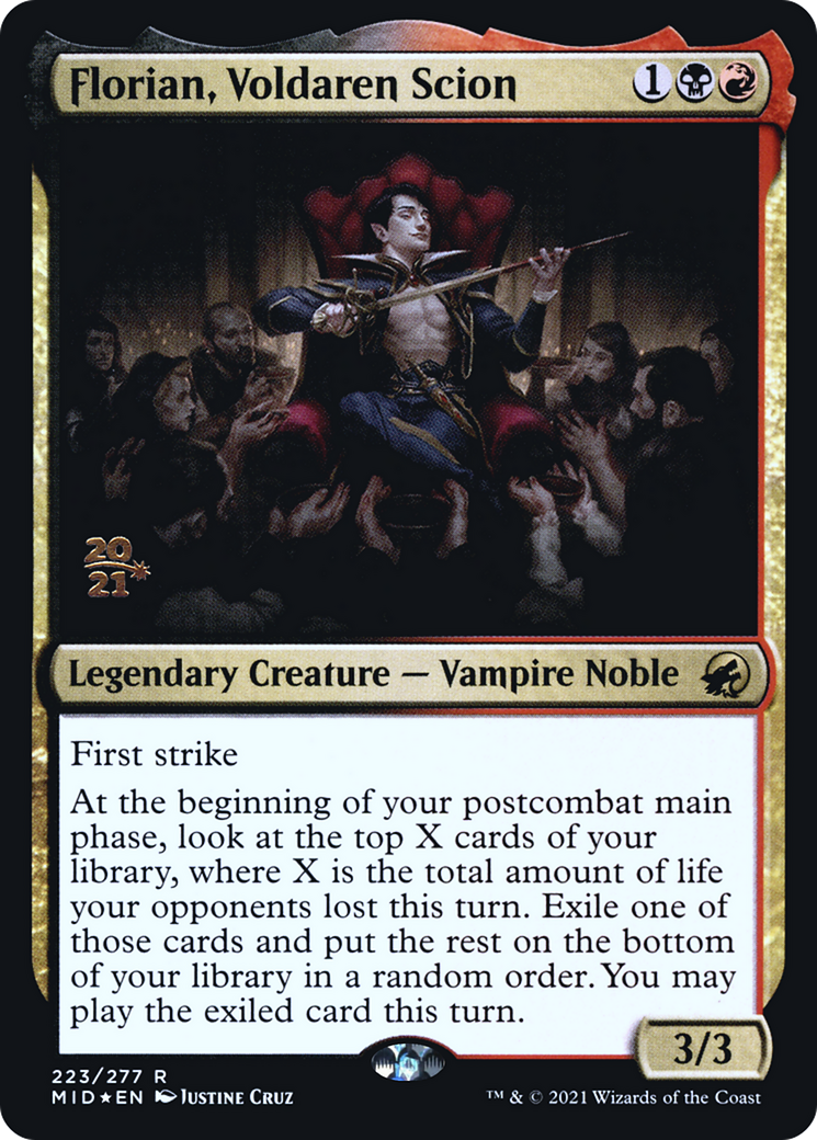 {R} Florian, Voldaren Scion [Innistrad: Midnight Hunt Prerelease Promos][PR MID 223]