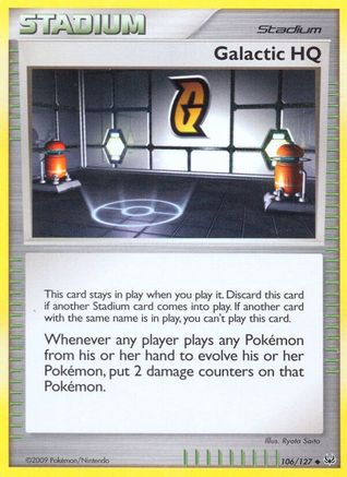[PKM] Galactic HQ (106/127) [Platinum: Base Set]