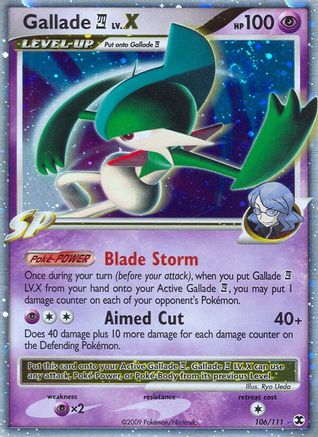 [PKM-R] Gallade LV.X (106/111) [Platinum: Rising Rivals]