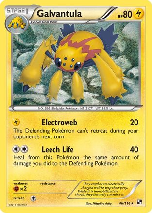 [PKM-R] Galvantula (46/114) [Black & White: Base Set]