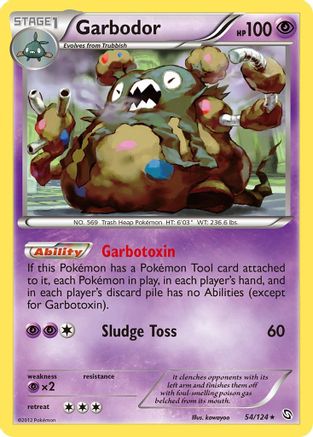 [PKM] Garbodor (54/124) [Black & White: Dragons Exalted]