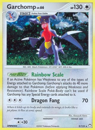 [PKM] Garchomp (9/123) [Diamond & Pearl: Mysterious Treasures]