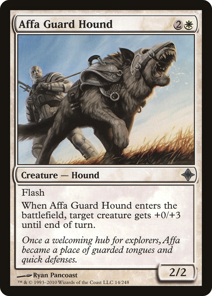 {C} Affa Guard Hound [Rise of the Eldrazi][ROE 014]