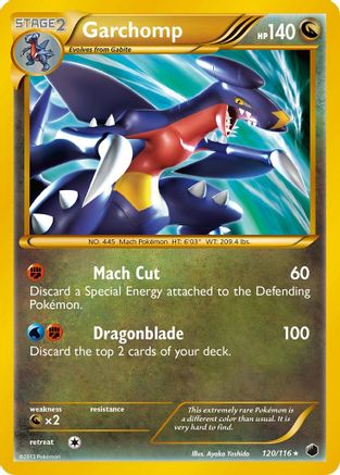 [PKM] Garchomp (120/116) [Black & White: Plasma Freeze]