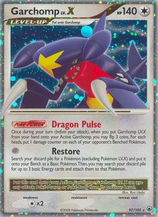 [PKM] Garchomp LV.X (97/100) [Diamond & Pearl: Majestic Dawn]