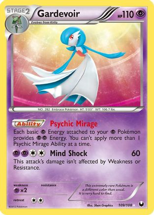 [PKM] Gardevoir (109/108) [Black & White: Dark Explorers]