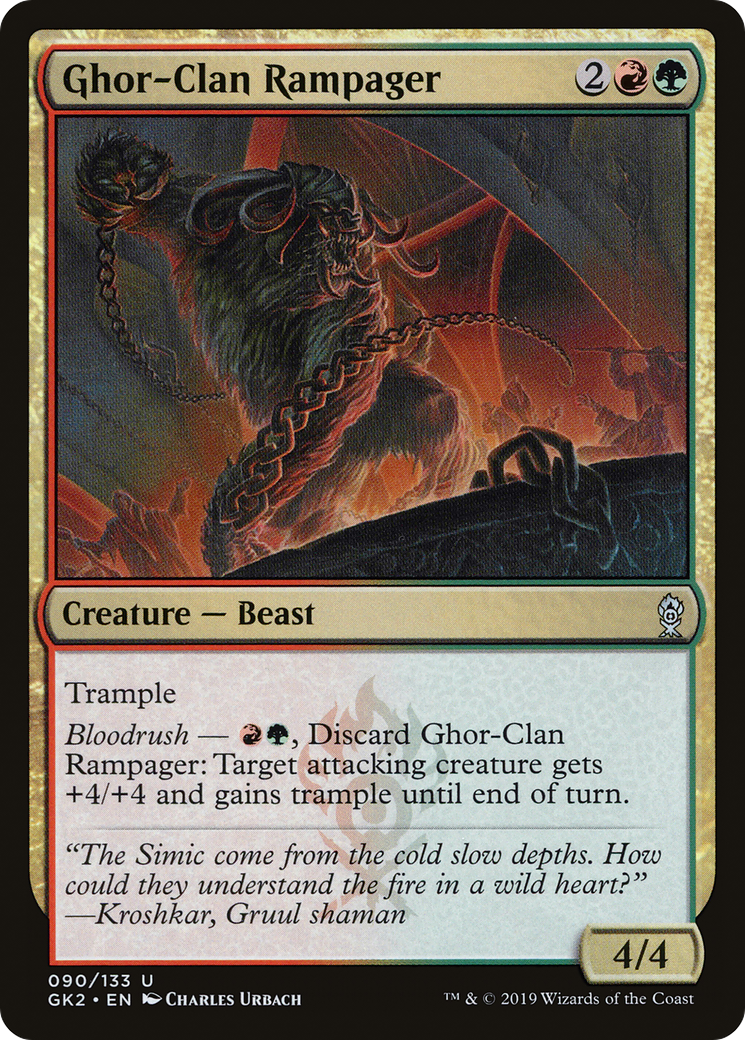 {C} Ghor-Clan Rampager [Ravnica Allegiance Guild Kit][GK2 090]