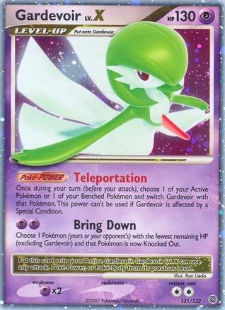 [PKM-R] Gardevoir LV.X (131/132) [Diamond & Pearl: Secret Wonders]