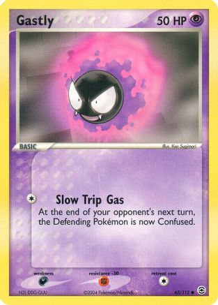 [PKM-C] Gastly (63/112) [EX: FireRed & LeafGreen]