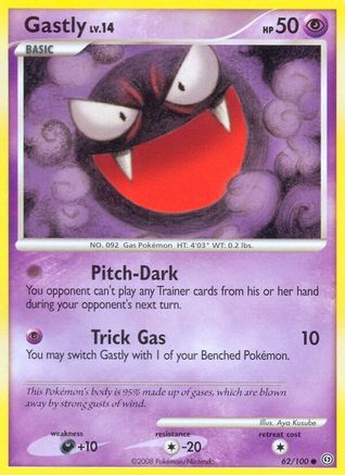 [PKM] Gastly (62/100) [Diamond & Pearl: Stormfront]