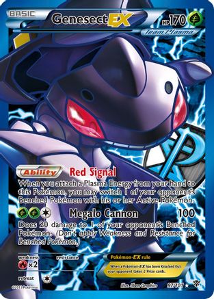 [PKM-R] Genesect EX (97/101) [Black & White: Plasma Blast]