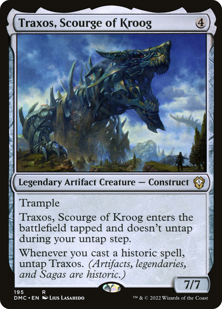 {R} Traxos, Scourge of Kroog [Dominaria United Commander][DMC 195]