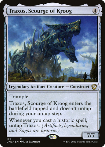 {R} Traxos, Scourge of Kroog [Dominaria United Commander][DMC 195]