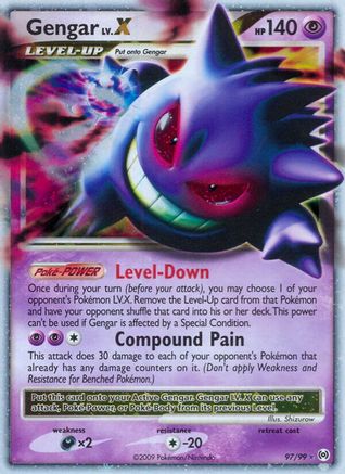 [PKM-R] Gengar LV.X (97/99) [Platinum: Arceus]