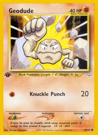 [PKM-C] Geodude (44/64) [Neo Revelation Unlimited]