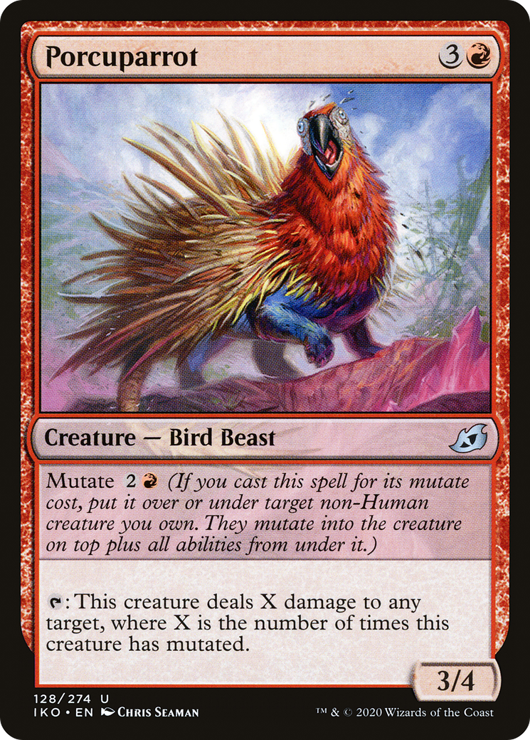 {C} Porcuparrot [Ikoria: Lair of Behemoths][IKO 128]