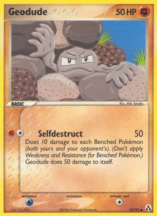 [PKM] Geodude (53/92) [EX: Legend Maker]