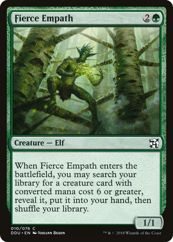 {C} Fierce Empath [Duel Decks: Elves vs. Inventors][DDU 010]