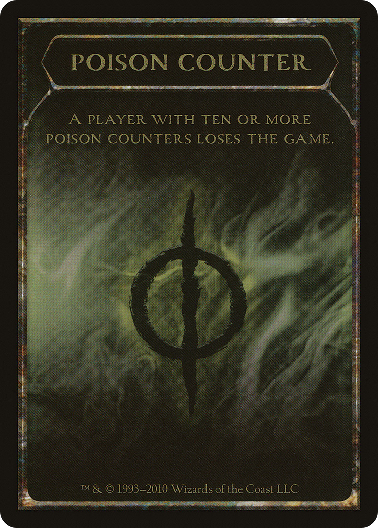 {T} Poison Counter [Scars of Mirrodin Tokens][TSOM 010]