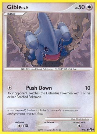 [PKM] Gible (14/17) [POP Series 9]