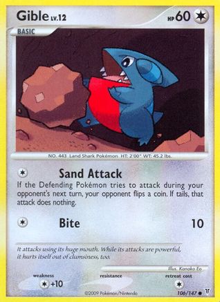 [PKM] Gible (106/147) [Platinum: Supreme Victors]