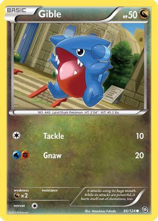 [PKM] Gible (86/124) [Black & White: Dragons Exalted]