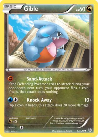 [PKM] Gible (87/124) [Black & White: Dragons Exalted]