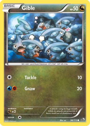 [PKM] Gible (94/113) [Black & White: Legendary Treasures]